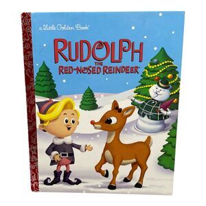 Little Golden Book Rudolph The Red Nosed Reindeer 1998 Children’s Hardcover Book